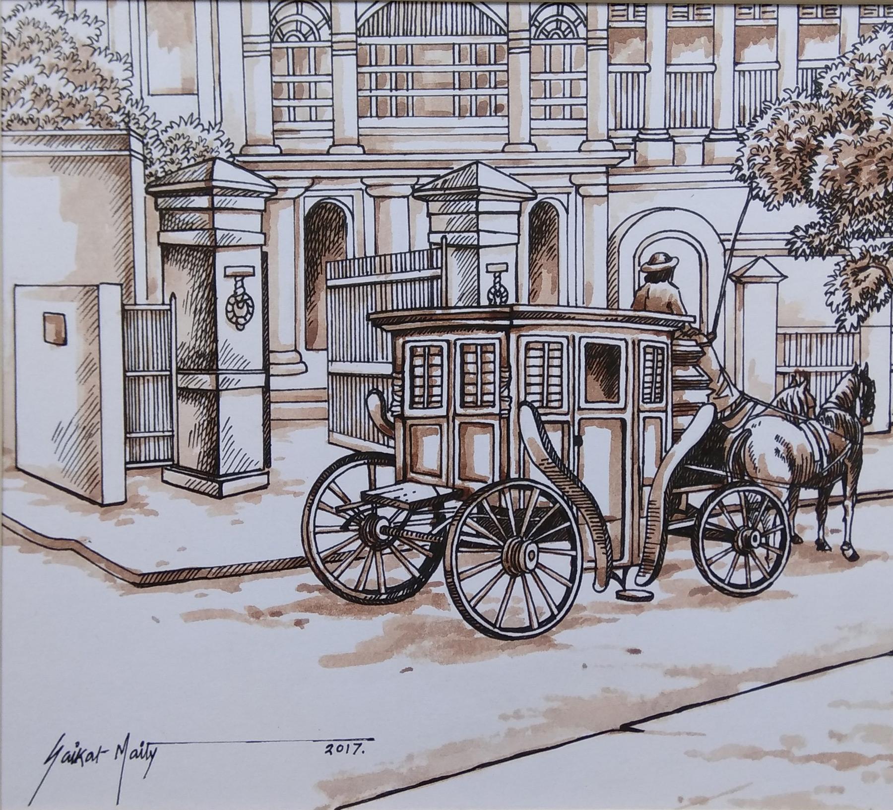 old kolkata sketch