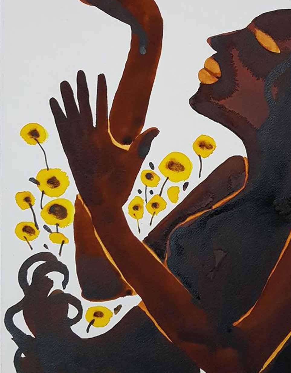 Sanjay Bhattacharya - Sin título - 30 x 22 pulgadas (tamaño sin enmarcar)
Acuarela y tinta sobre papel
Incluido el envío en rollos.

Estilo : La primera inspiración de Sanjay fue el Fantasma. Sí, el fantasma de los famosos cómics Fantasma. 