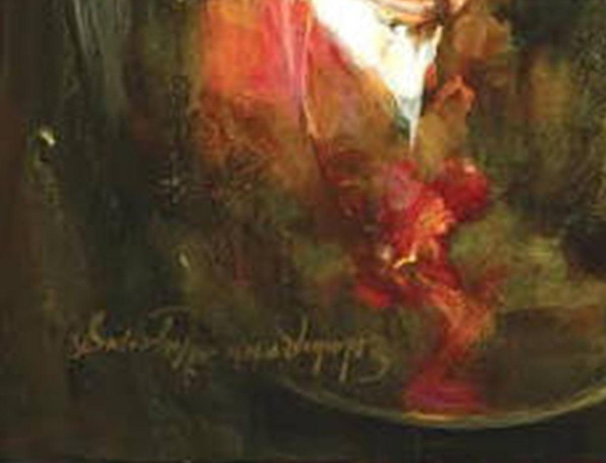 Subrata Gangopadhyay - Der Spiegel - 30 x 24 Zoll (ungerahmtes Format)
Öl & Acryl auf Leinwand 
Einschließlich der Lieferung in Rollenform.

Stil : Er gilt weithin als einer der führenden indischen Maler in der modernen realistischen Tradition. Die