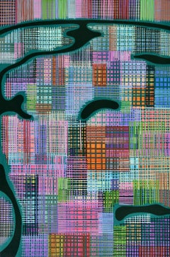 Ritratto della serie presente, Acrilico su tela di Artista contemporaneo "In magazzino"