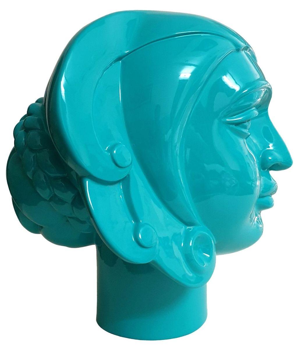 Untitled, Green Painted on Fiber Glass by Contemporary Artist 