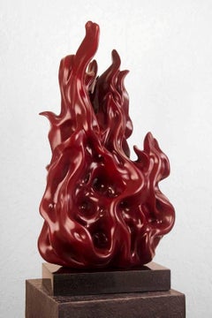Inner Flame, Enamel Coating over Composite by Indian Artist "In Stock"