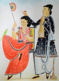 Untitled, Gouache on Paper (Set of 2) by Contemporary Artist "In Stock"