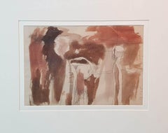 Figurative, Drawing, Watercolor on Paper by Modern Indian Artist "In Stock"