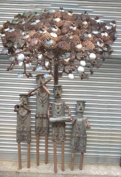 Musician, Iron Sculpture by Contemporary Indian Artist "In Stock"