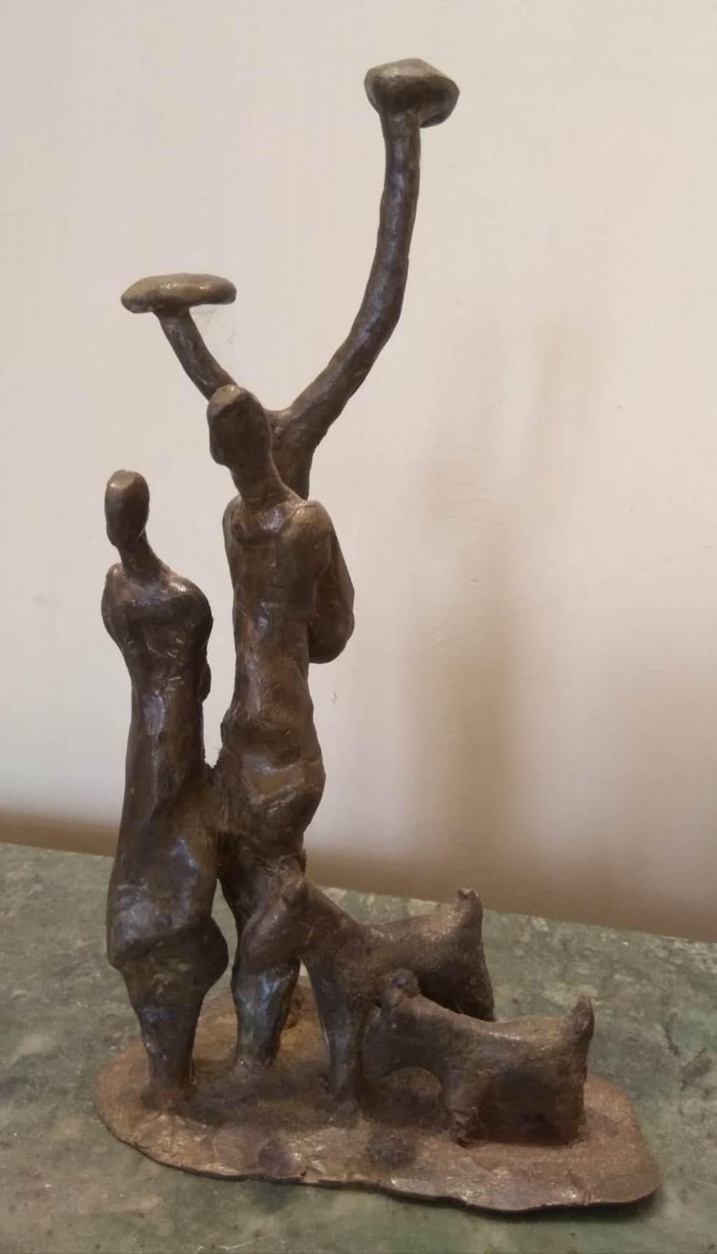Sculpture en bronze de Rakhal d'un artiste indien contemporain, en stock