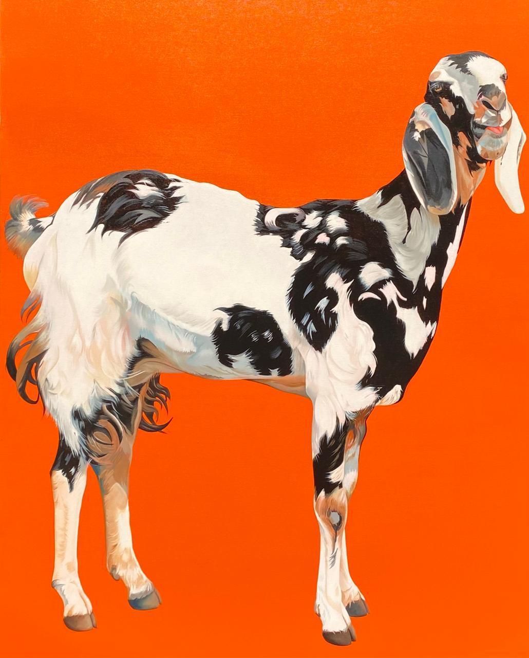 Feroz Khan Animal Painting - Untitled, Acrylic on Canvas by Contemporary Artist "In Stock"