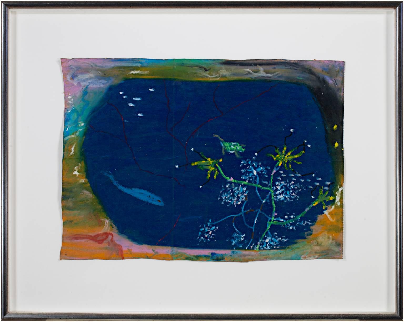 « Ocean Window », sac à peinture à l'huile sur épice signé par Reginald K. Gee en vente 3