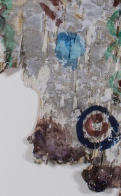 "Tree Owl Spirit, " Original Watercolor on Birch Bark signed by David Barnett