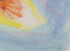 "Day Lily, " Original Watercolor signed by David Barnett
