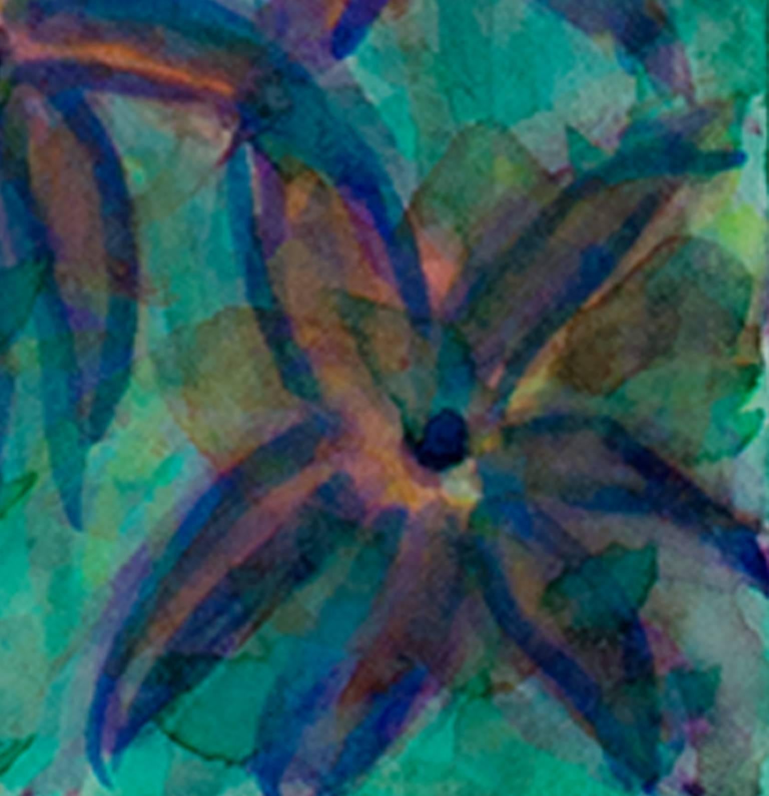 « Tropical Luminous Flowers-Homage to Martin Johnson Heade, Luminist »  - Impressionnisme Art par David Barnett