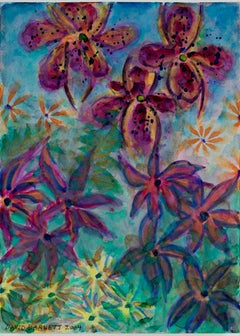"Tropical Luminous Flowers-Homage to Martin Johnson Heade, Luminist," D. Barnett