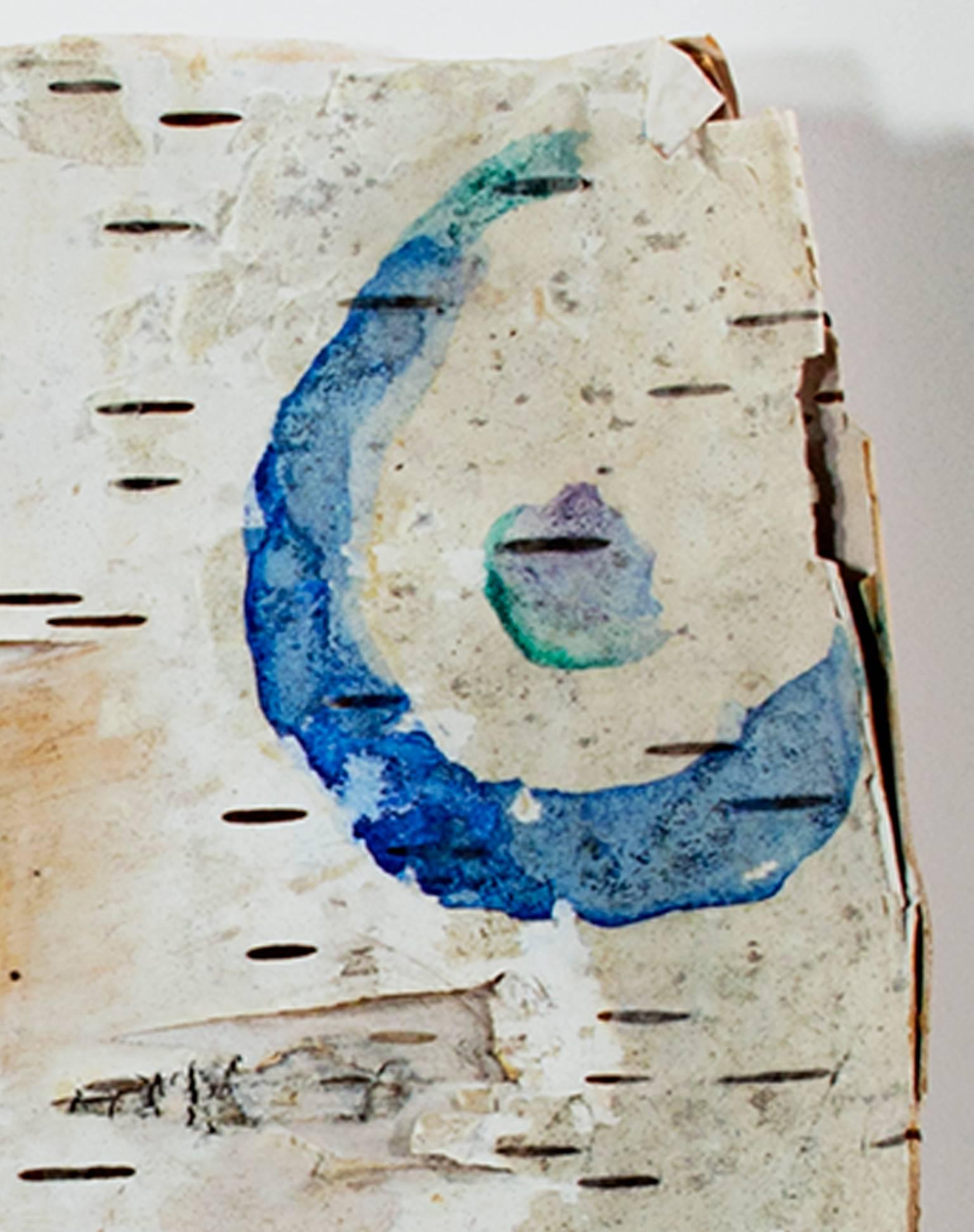 painting on birch bark