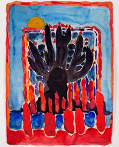 "Famous Artist Series: Homage to Georgia O'Keeffe, Self Portrait Eclipsed"