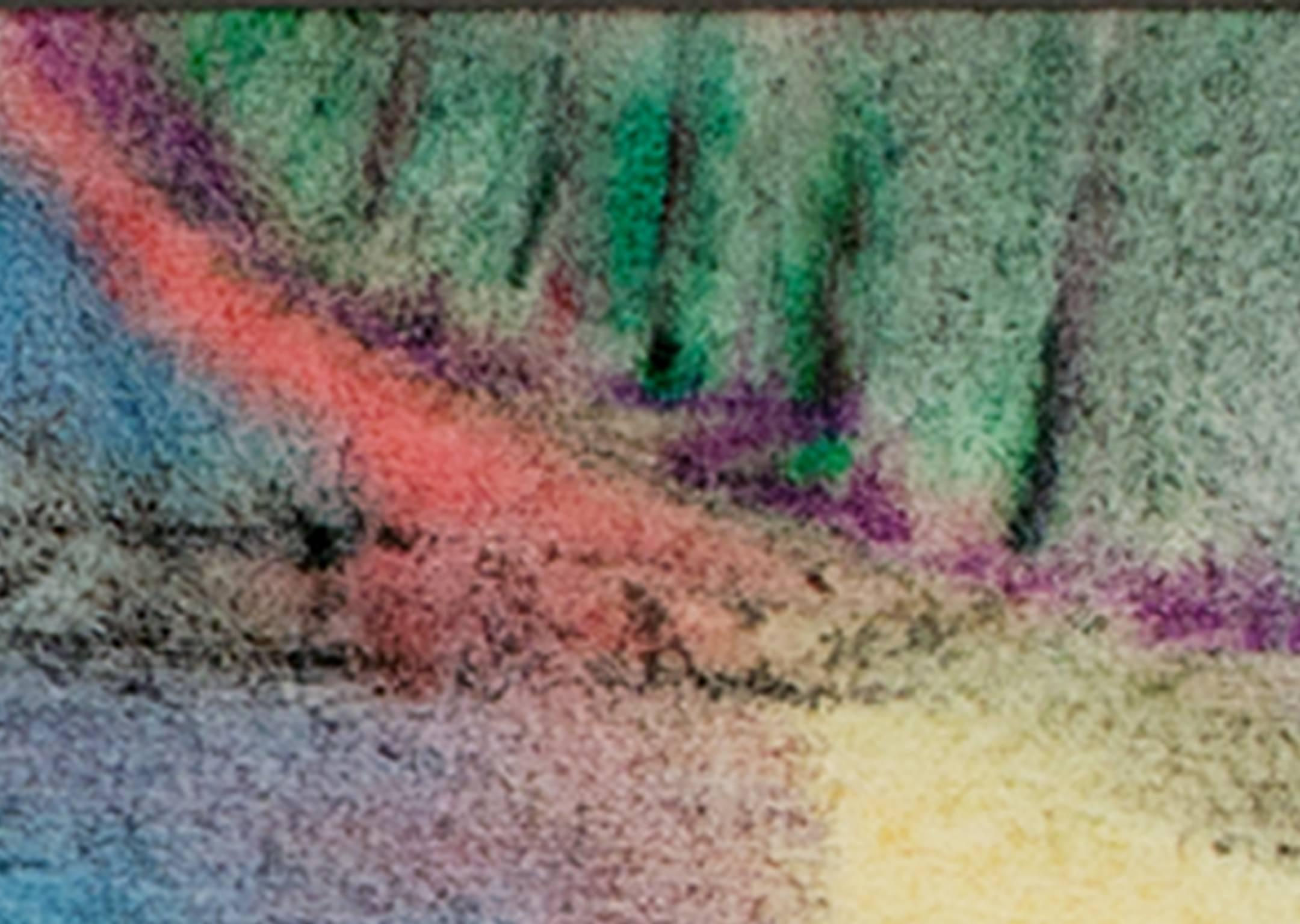 „Sunlit Shore“, Original Seascape, Aquarell, signiert von David Barnett im Angebot 2