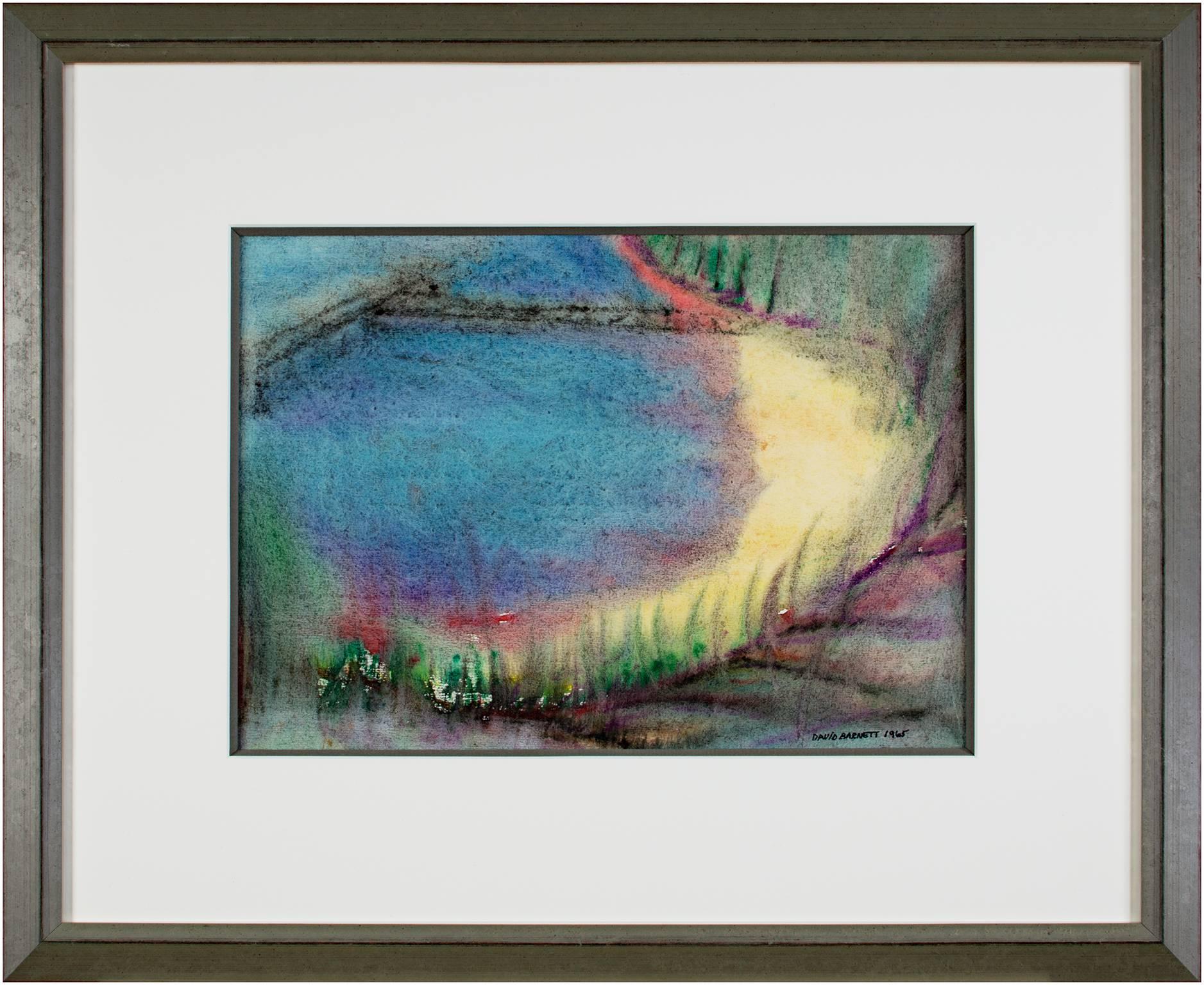 „Sunlit Shore“, Original Seascape, Aquarell, signiert von David Barnett im Angebot 4