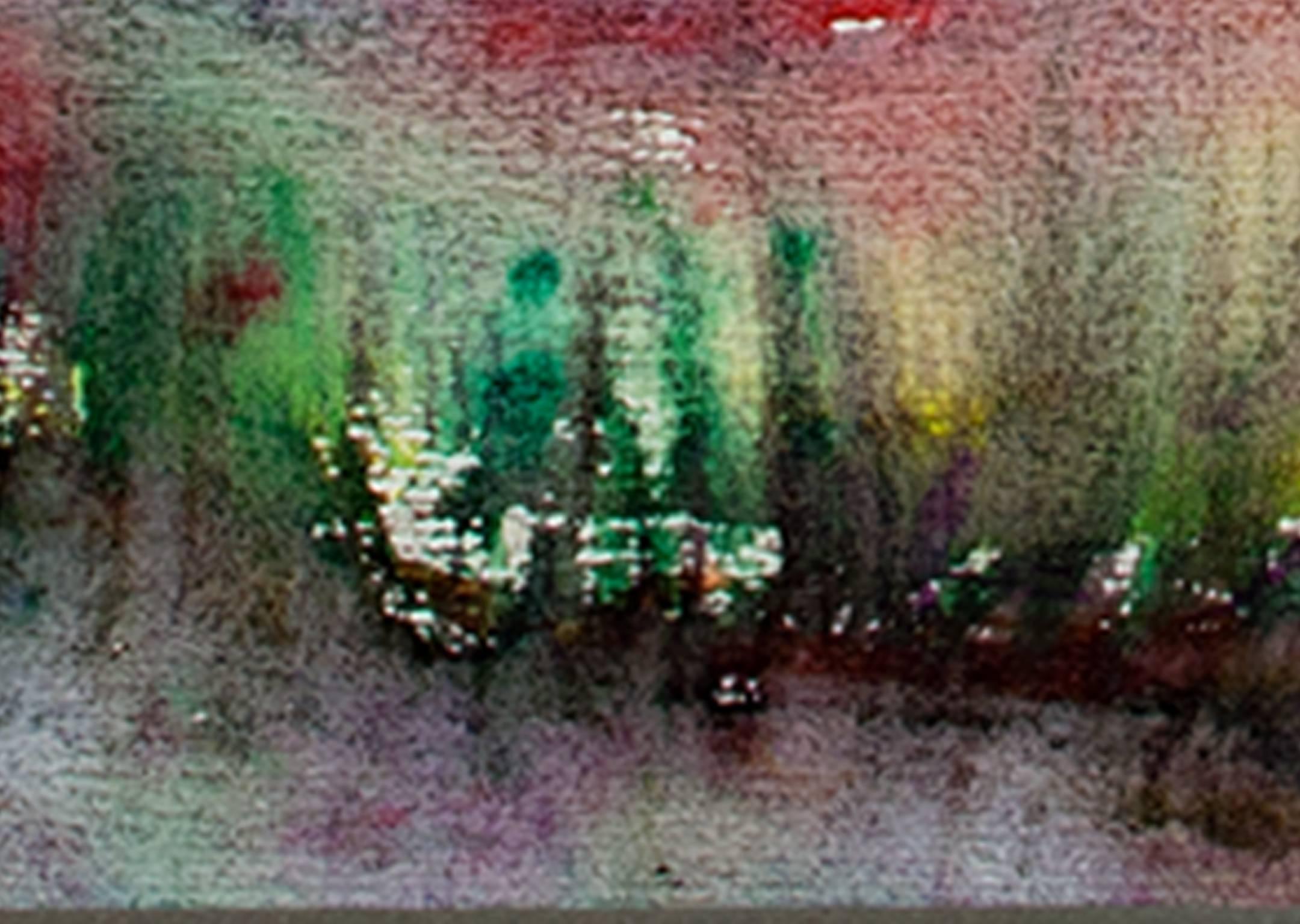 „Sunlit Shore“, Original Seascape, Aquarell, signiert von David Barnett im Angebot 3