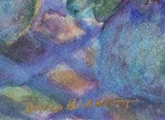 "Homage to Daniel Smith: Premier Triple African Violets, " by David Barnett