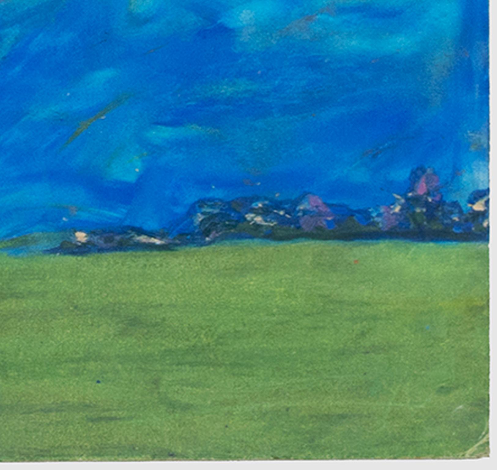 tree with oil pastels