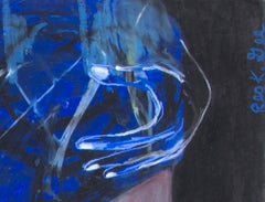 "California", Pastel al óleo sobre tabla de ilustración firmado por Reginald K. Gee