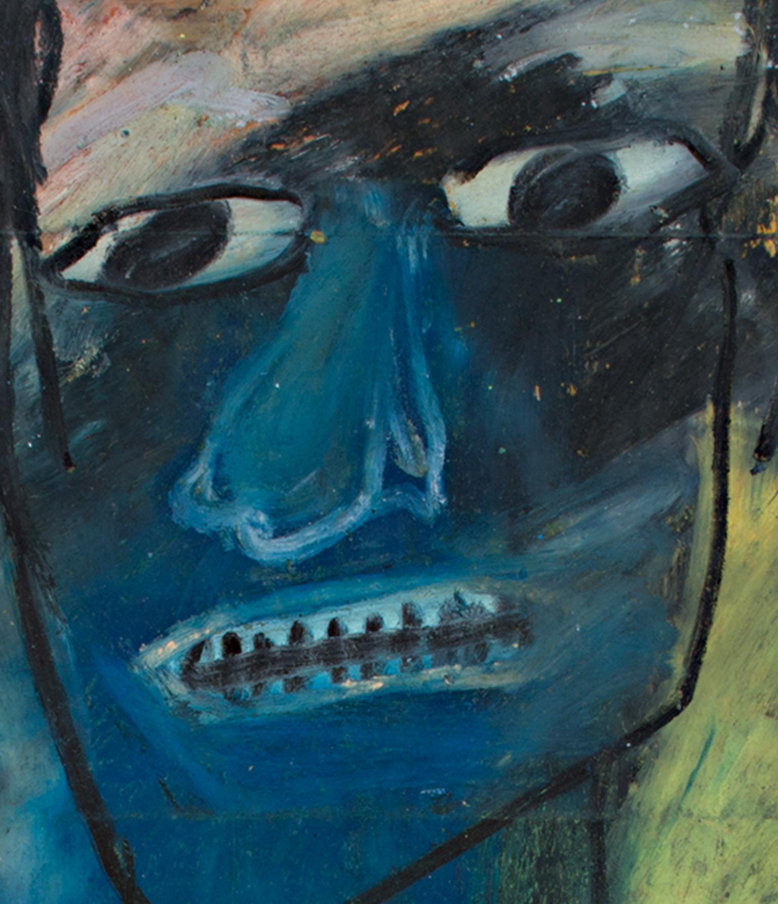 « Corey », sac à huile original à motif pastel sur étain signé par Reginald K. Gee en vente 3