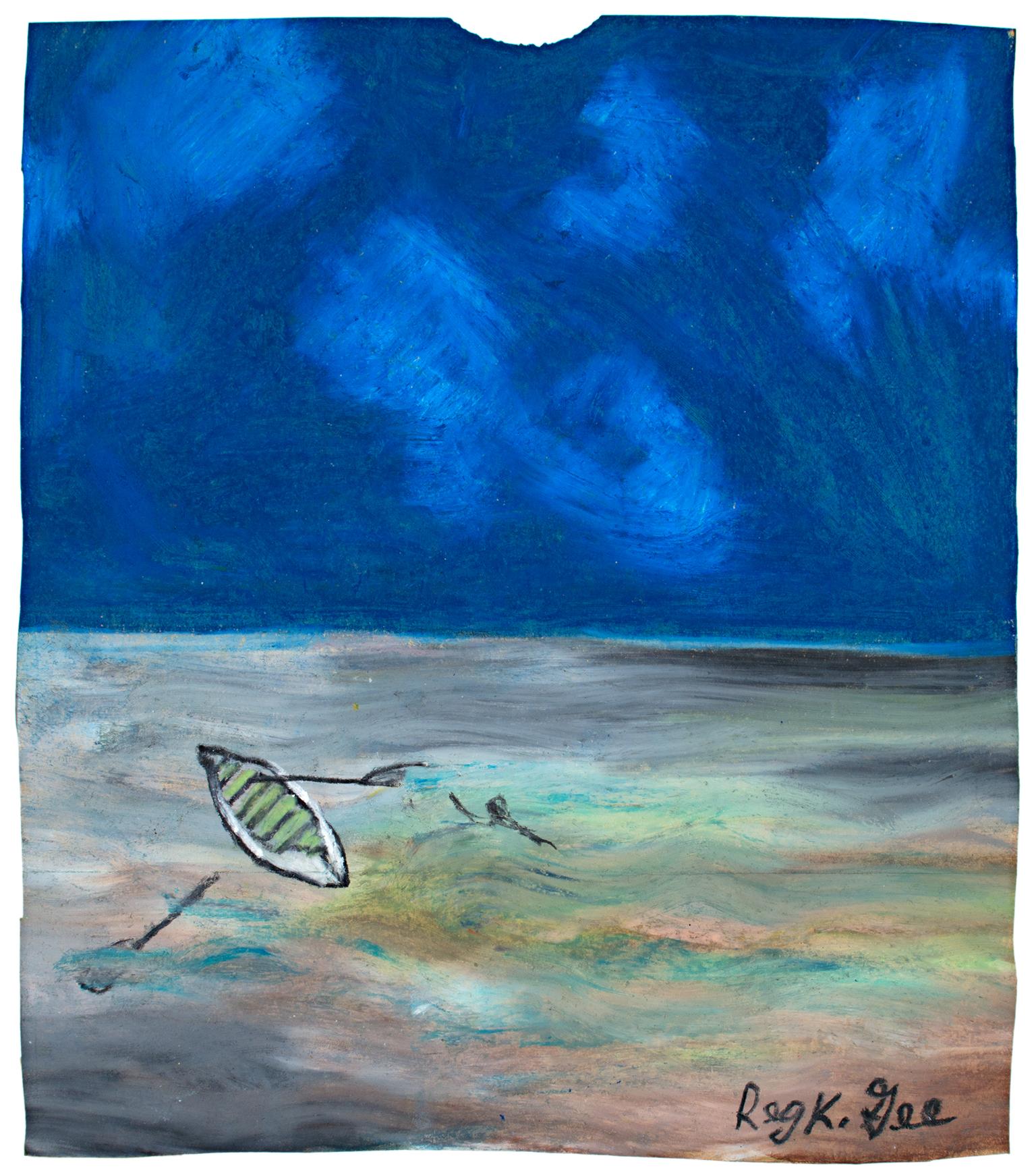 boat watercolor bag