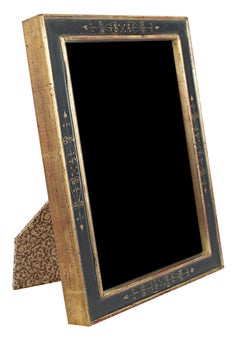 "Handmade 22K Gold Leaf Photo Frame," Wood 5 x 7 in created in Romania