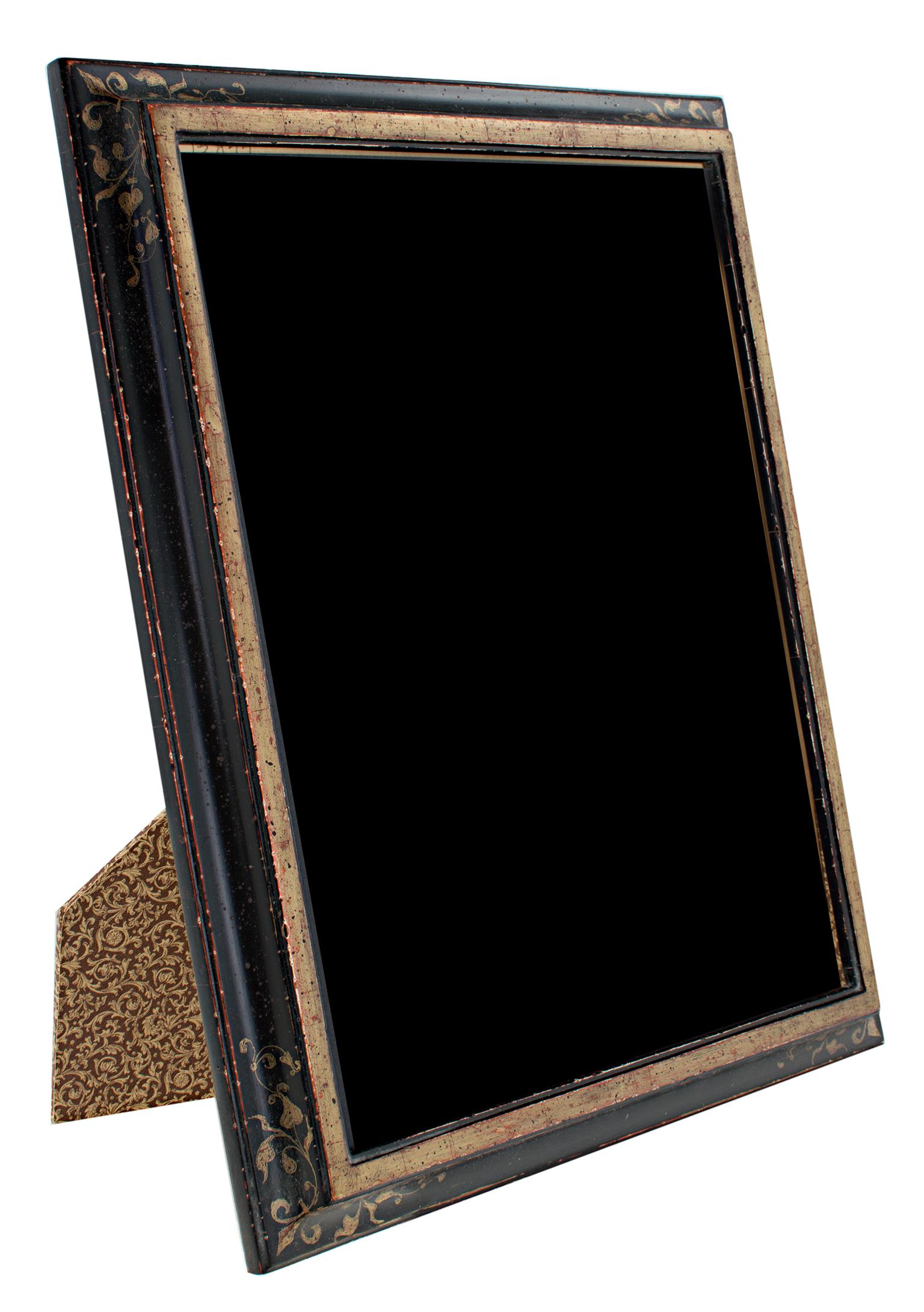 "Handmade 22K Gold Leaf Photo Frame, " Wood 8 x 10 created in Romania - Art by Unknown