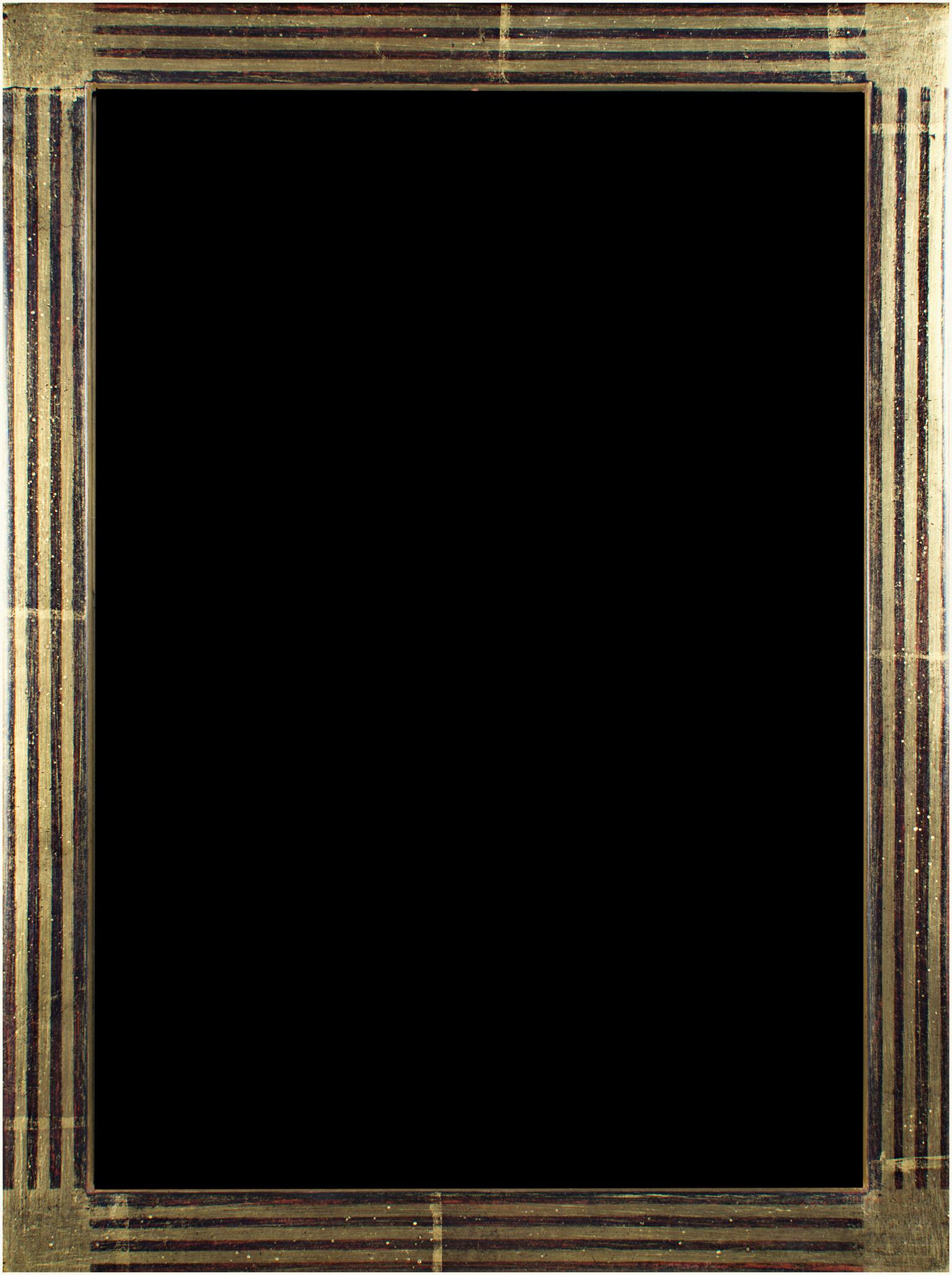 Cadre photo en feuille d'or 22 carats fait à la main, bois 8 x 10 pouces créé en Roumanie en vente 1