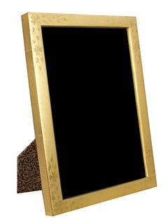 "Marco de fotos hecho a mano con pan de oro de 22 quilates, " Madera 5 x 7 pulg. creado por Rumanía