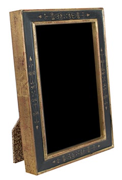 "Handmade 22K Gold Leaf Photo Frame, " Wood 4 x 6 in created by Romania