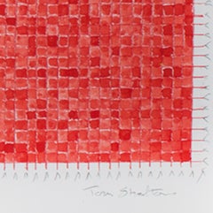 "Rosso, più o meno", matita colorata e acquerello firmato da Tom Shelton