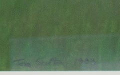 "48 Flowers, " Colored Pencil on Paper Landscape with Trees