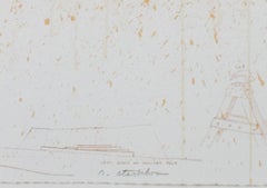 "Dibujo de trabajo para un proyecto inacabado", litografía de Robert Stackhouse