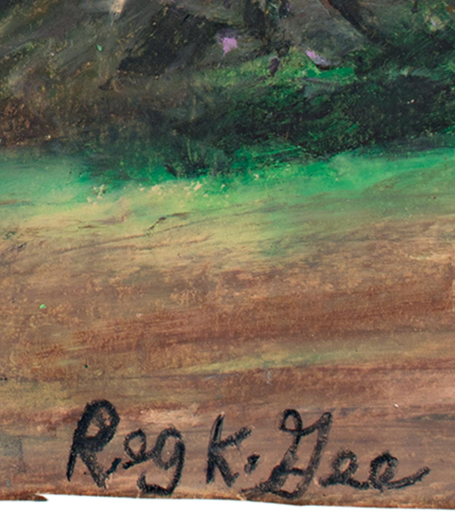 « Region Nine Walkers », sac à huile sur épicerie de Reginald K. Gee en vente 1
