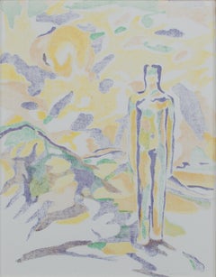 Figure de Daniel-Henry Kahnweiler en paysage