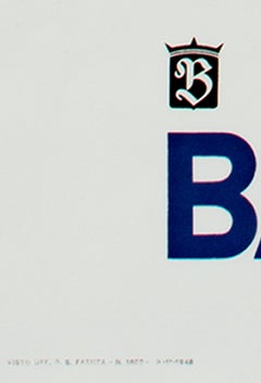 "Barbisio, Dog & Hat" offset lithograph poster by Giovanni Mingozzi