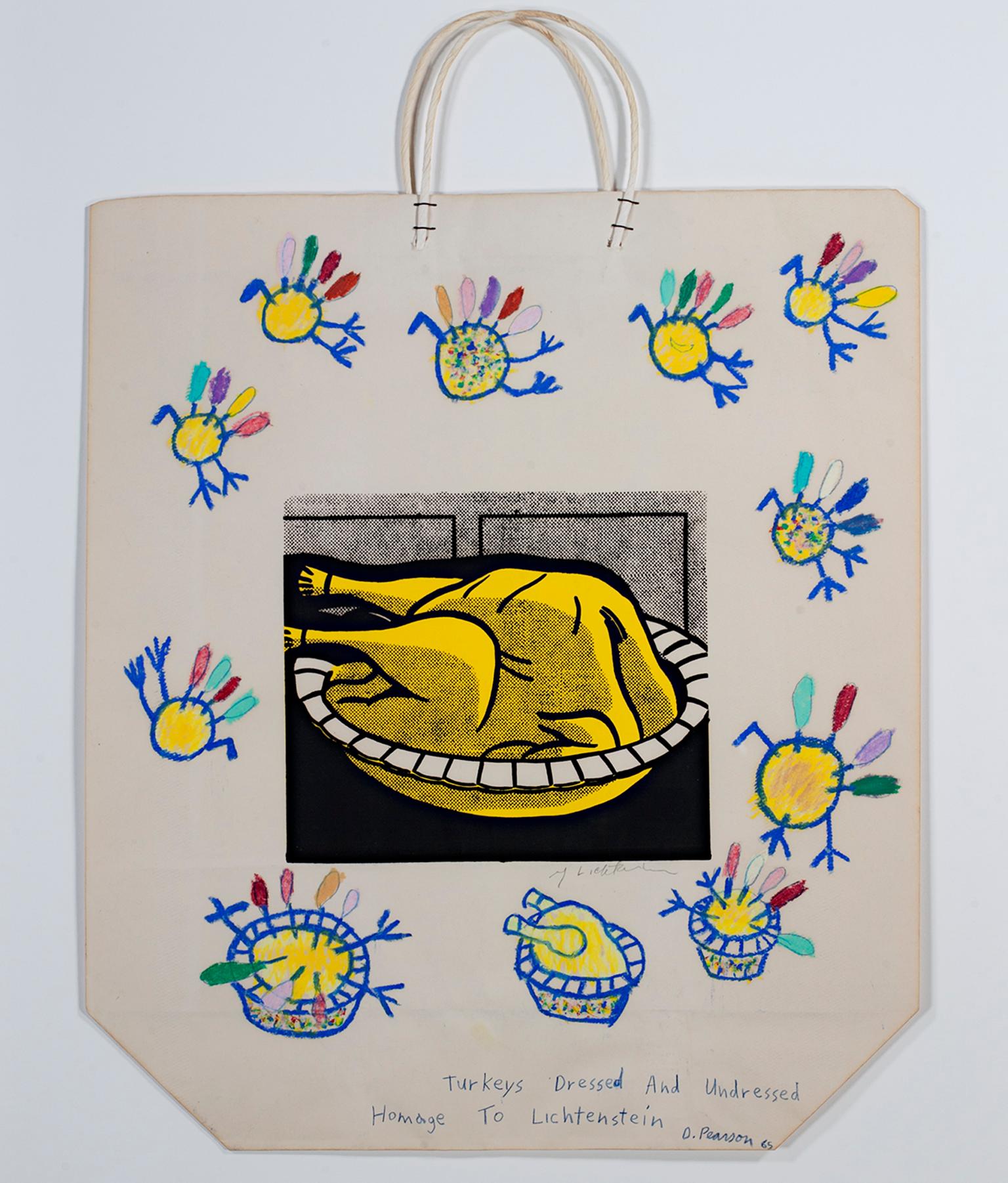 « Turkey Pie-Roy Lichtenstein Homage », sérigraphie, Dennis Pearson & R Lichtenstein - Print de Dennis Pearson & Roy Lichtenstein
