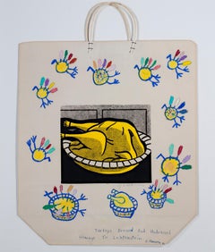 "Turkey Pie-Roy Lichtenstein Homage," Serigraph, Dennis Pearson & R Lichtenstein