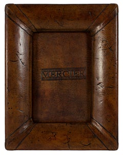 "Peruvian Frame, " Leather & Wood 4" x 6" Photograph Frame