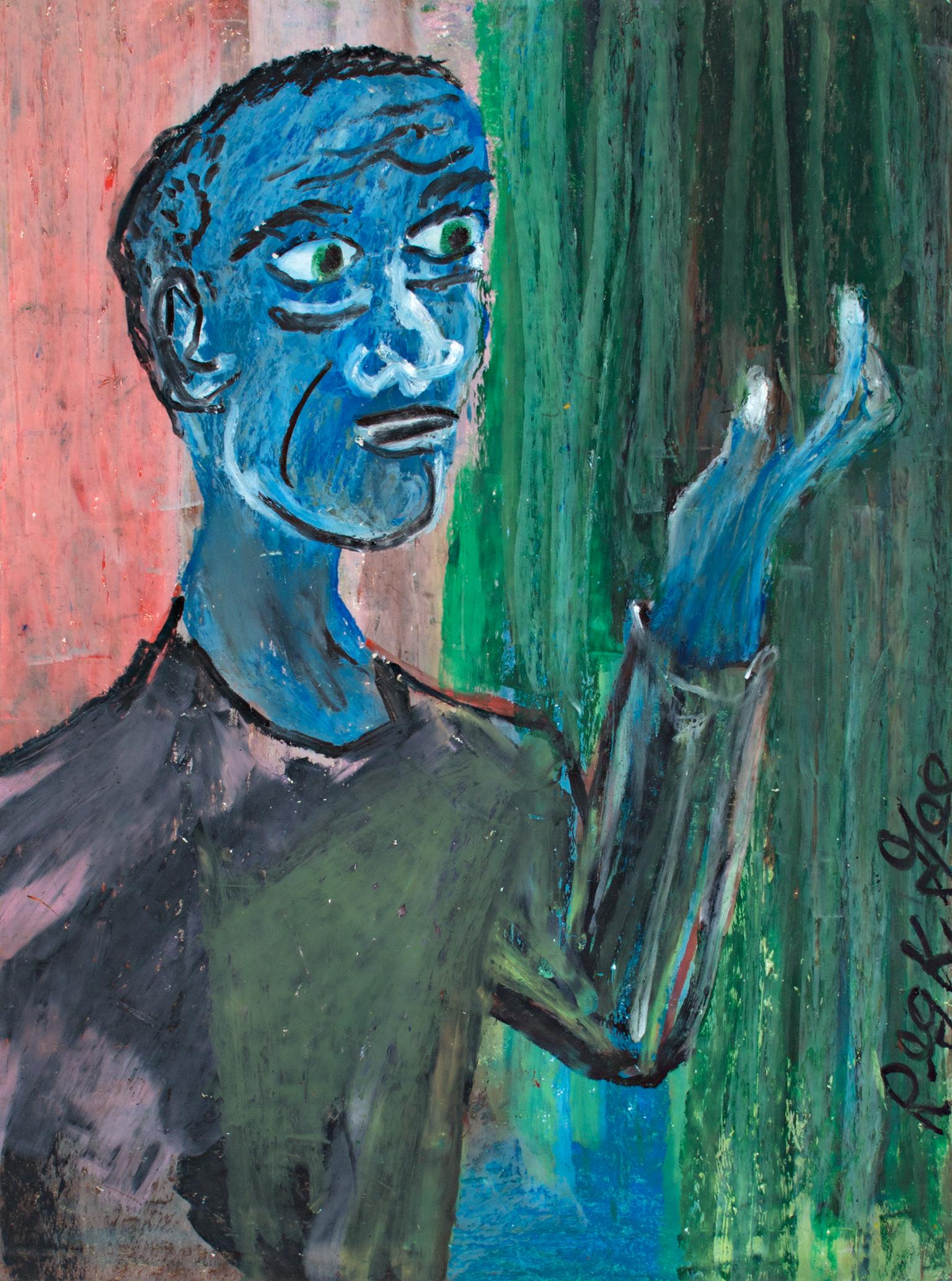 « The Wonder of Human Hand » (Le merveille de la main humaine), portrait sur papier signé par Reginald K. Gee