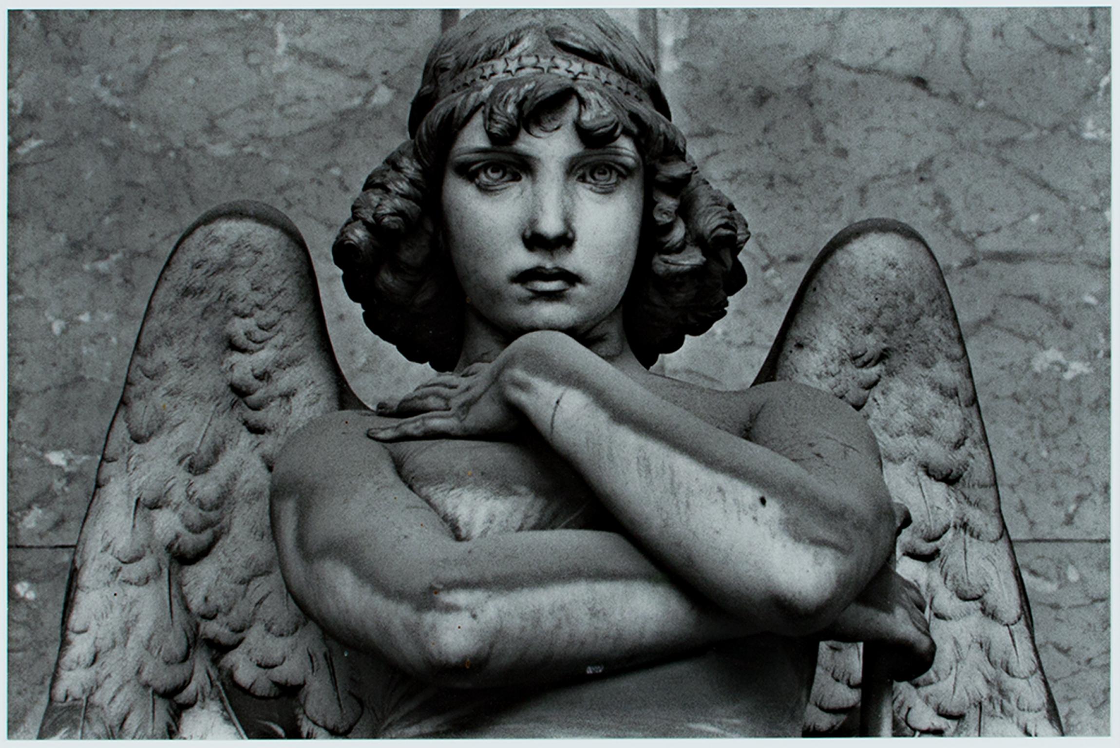 "Genova, Italia, " Angel Statue Photo Silver Gelatin Print by Philip Krejcarek