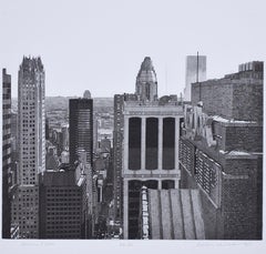"Madison & 50th, " Cityscape Etching & Aquatint signed by Martin levine