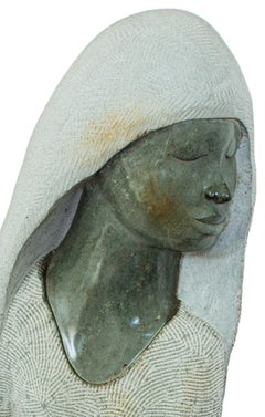 "Cómoda tradicional", escultura de piedra opalina del escultor de Shona Washington Msonza