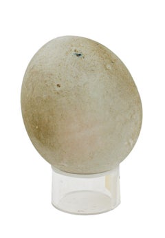 "Egg (taupe-colore)," Petite sculpture en céramique neutre d
Alain Ramie