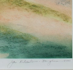 "Wolf Lake A-18, " Pastel Landscape signed by Jan Richardson-Baughman