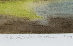 "Blick nach Norden II-8", Pastell Herbstlandschaft signiert von Jan Richardson-Baughman