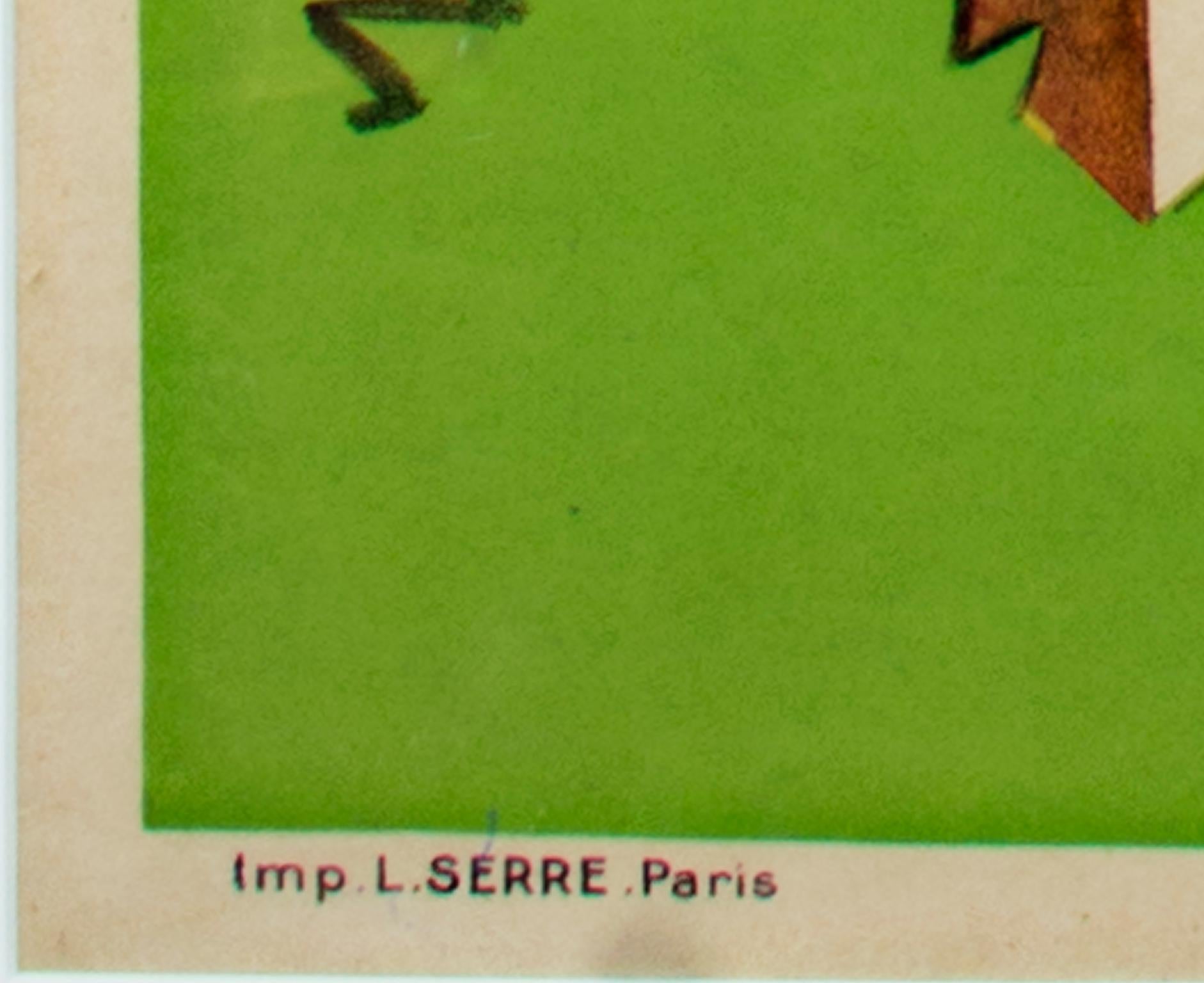 «sure Guillien, Dijon Cow », affiche de lithographie originale en couleur de L. Serre en vente 1