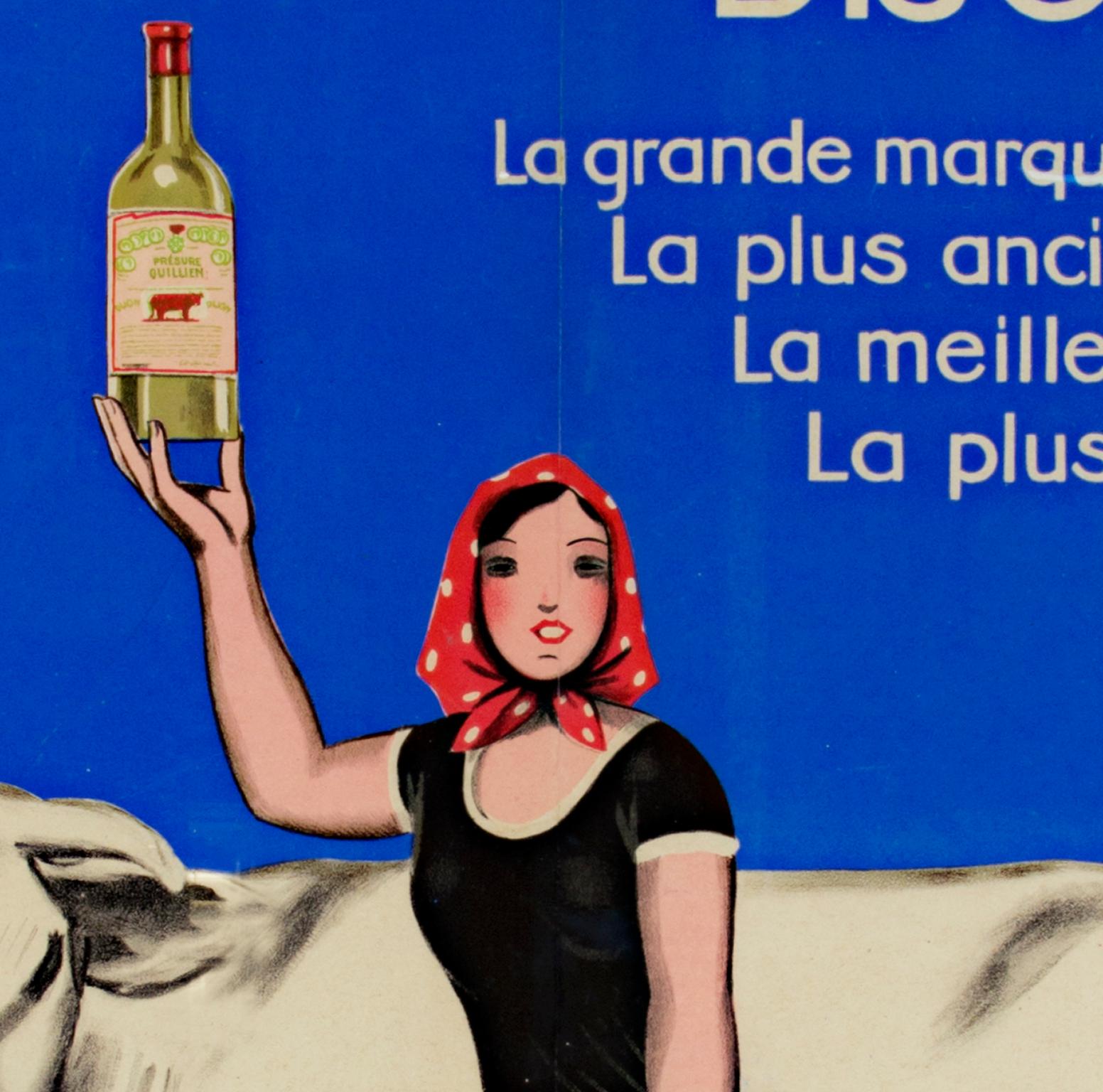«sure Guillien, Dijon Cow », affiche de lithographie originale en couleur de L. Serre en vente 4