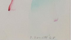 "Abstract Landscape, " Original Abstract Watercolor signed by David Barnett